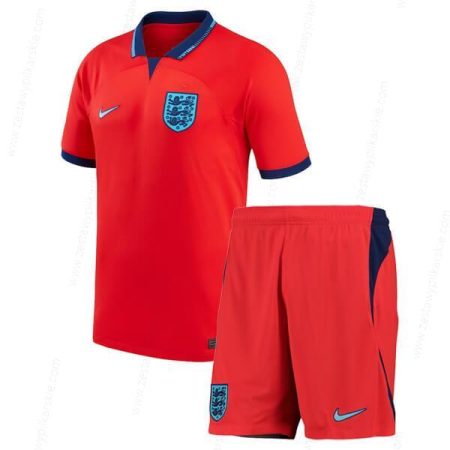 Anglia Koszulka Wyjazdowa Zestaw piłkarski dla dzieci 2022
