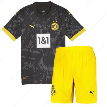 Borussia Dortmund Koszulka Wyjazdowa Zestaw piłkarski dla dzieci 23/24