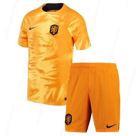 Holandia Koszulka Podstawowa Zestaw piłkarski dla dzieci 2022