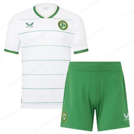 Irlandia Koszulka Wyjazdowa Zestaw piłkarski dla dzieci 2023