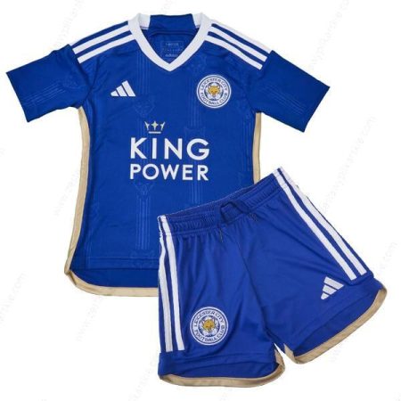Leicester City Koszulka Podstawowa Zestaw piłkarski dla dzieci 23/24