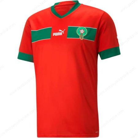 Maroko Koszulka Podstawowa Koszulka piłkarska 2022