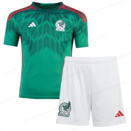 Meksyk Koszulka Podstawowa Zestaw piłkarski dla dzieci 2022