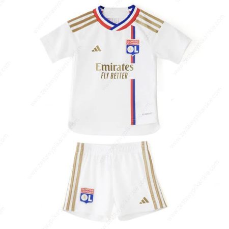 Olympique Lyon Koszulka Podstawowa Zestaw piłkarski dla dzieci 23/24