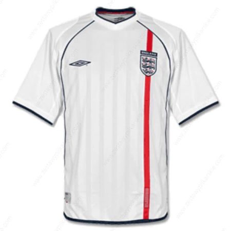 Retro Anglia Koszulka Podstawowa Koszulka piłkarska 2002