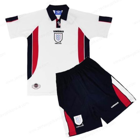 Retro Anglia Koszulka Podstawowa Zestaw piłkarski dla dzieci 1998