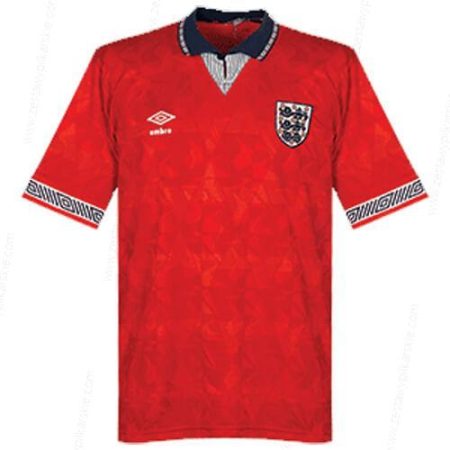 Retro Anglia Koszulka Wyjazdowa Koszulka piłkarska 1990