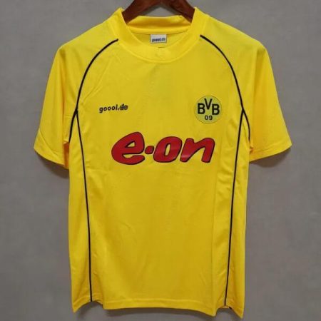 Retro Borussia Dortmund Koszulka Podstawowa Koszulka piłkarska 2002
