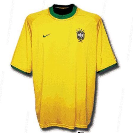 Retro Brazylia Koszulka Podstawowa Koszulka piłkarska 2000