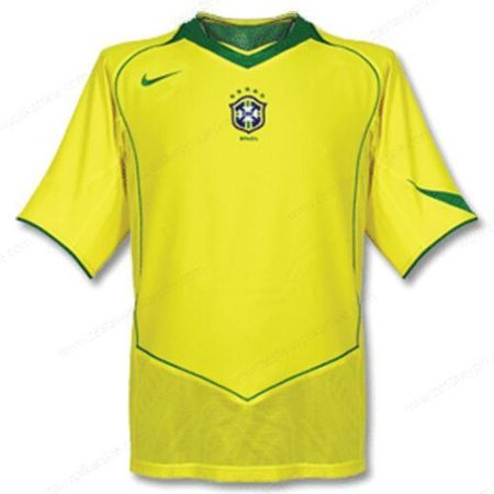 Retro Brazylia Koszulka Podstawowa Koszulka piłkarska 2004