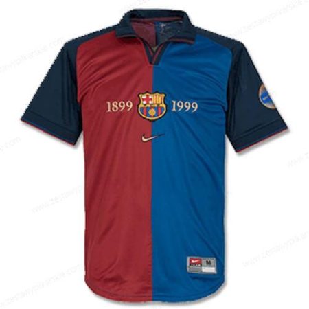 Retro FC Barcelona Centenary Koszulka Podstawowa Koszulka piłkarska 1999