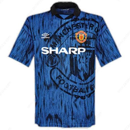 Retro Manchester United Koszulka Wyjazdowa Koszulka piłkarska 92/93