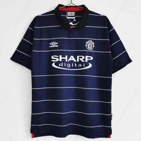 Retro Manchester United Koszulka Wyjazdowa Koszulka piłkarska 99/00