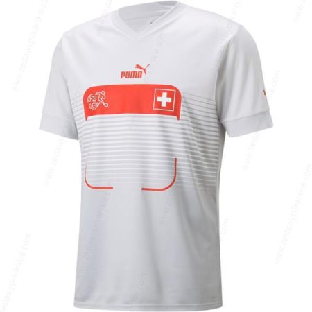 Szwajcaria Koszulka Wyjazdowa Koszulka piłkarska 2022